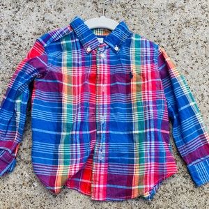 Ralph Lauren Polo Blue/ Red Plaid